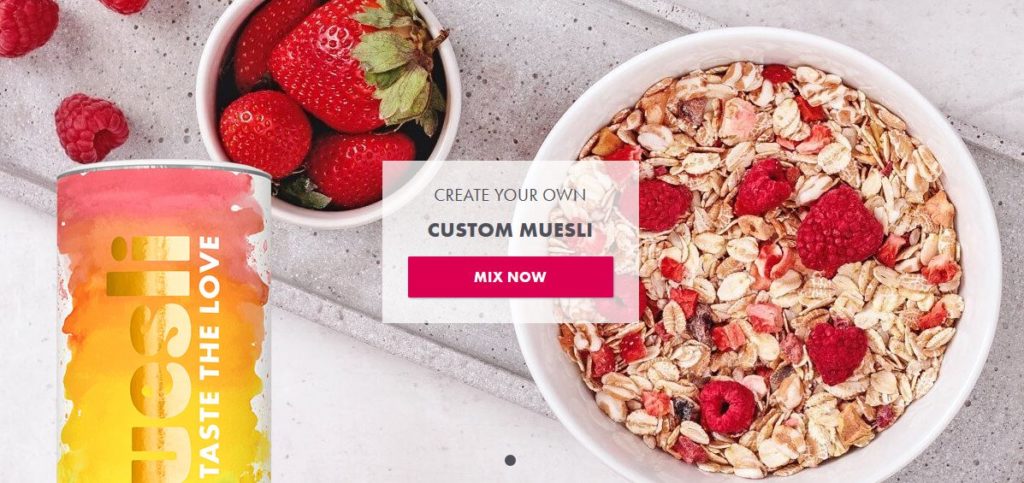 Marketing in the Experience Economy: German brand My Müsli takes customization to new levels at their My Müsli stores or via their website