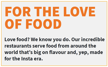 Examples of effective hotel copywriting: You can deviate from the typical tone used in hotel copywriting and still come across as professional.