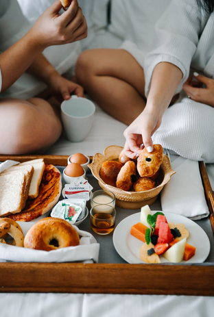 The New Normal Traveler can expec hotels to shift from buffet breakfasts to table service, room service, and even tray breakfast service.