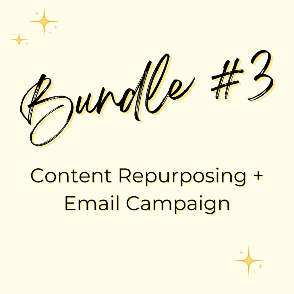 Copywriting Discount: Content Repurposing + Email Campaign