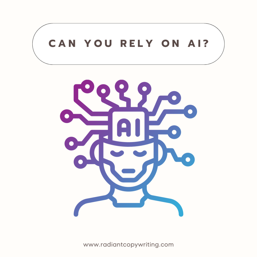 Can you rely on AI copywriting for brand-critical sales and marketing assets? Or is it better still to work with a human copywriter?